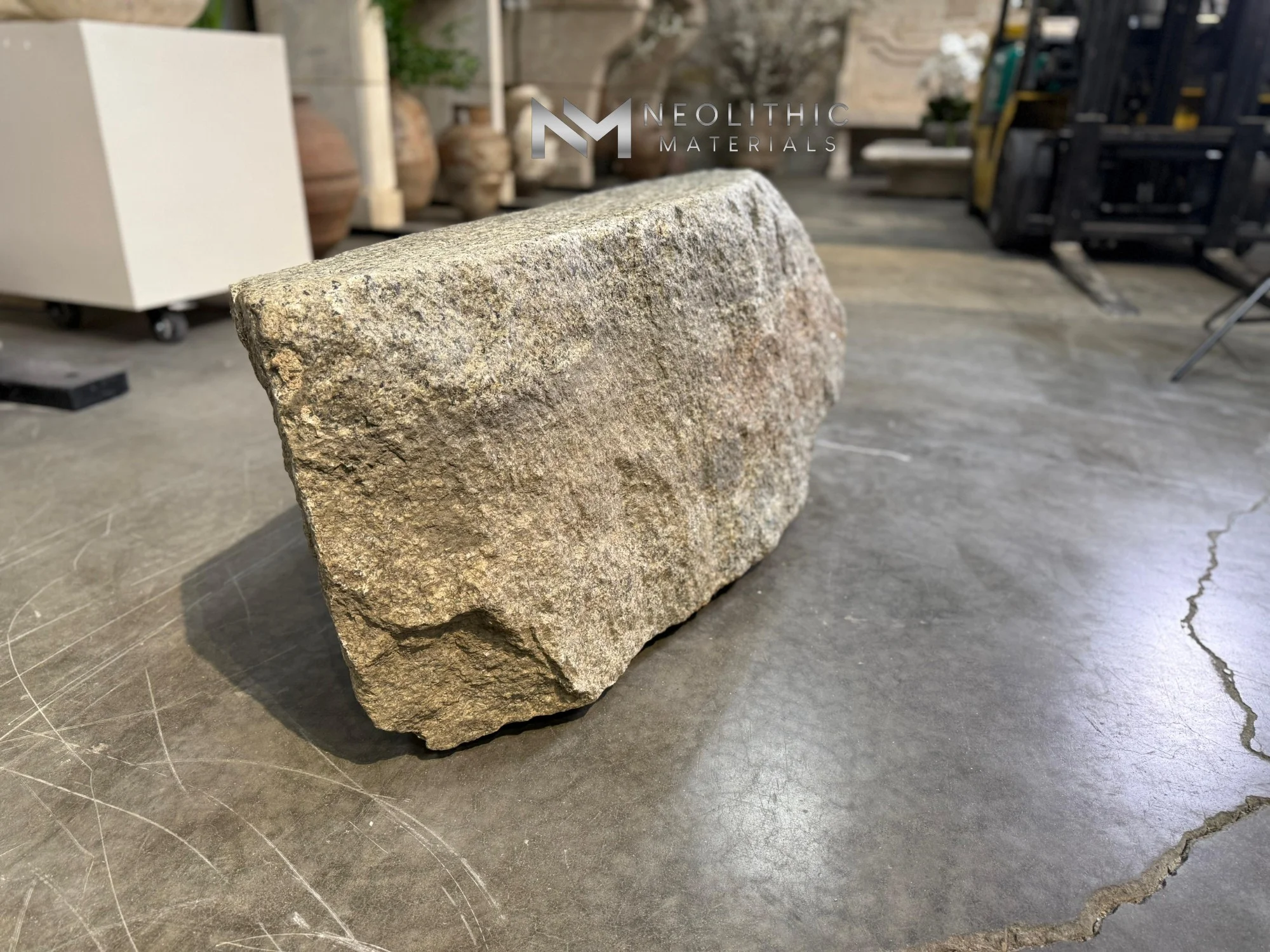 Antique Granite Bench - Image 3